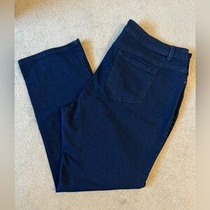 Charter Club Lexington Straight leg jeans plus size 20W (dark wash)